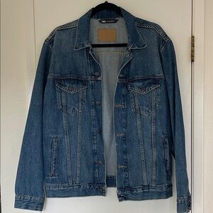 Zara Men's Classic Blue Denim Jacket